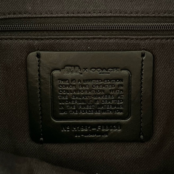 Star Wars X Coach Tote With Starry Print And Scroll Print - Picture 2 of 5